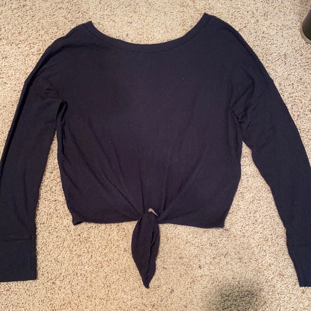 Abercrombie tie long sleeve